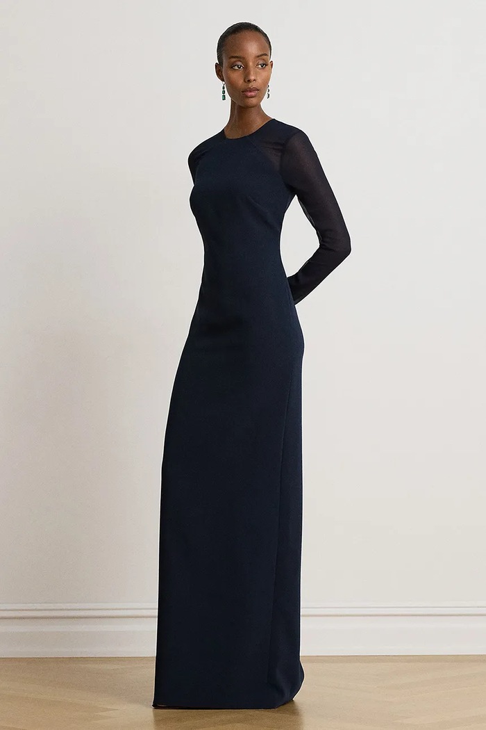 Lauren Ralph Lauren Sukienka granatowy 253P13856