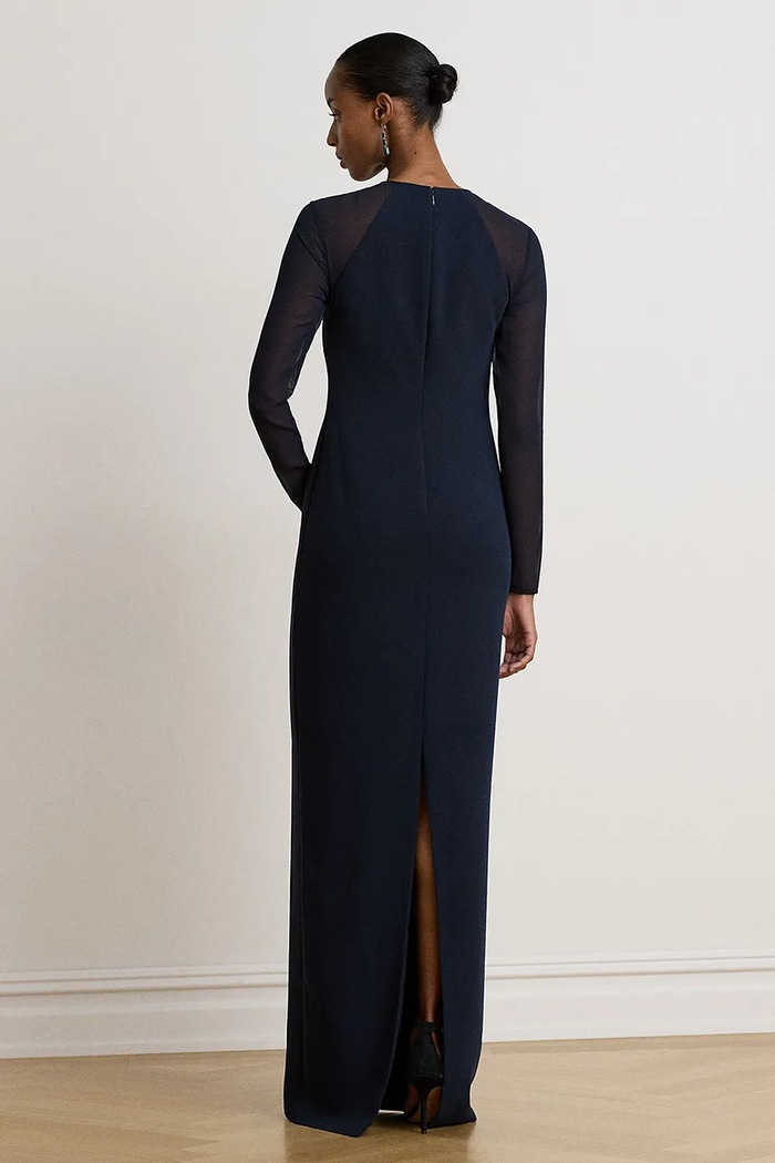 Lauren Ralph Lauren Sukienka 253P13856 granatowy AW26