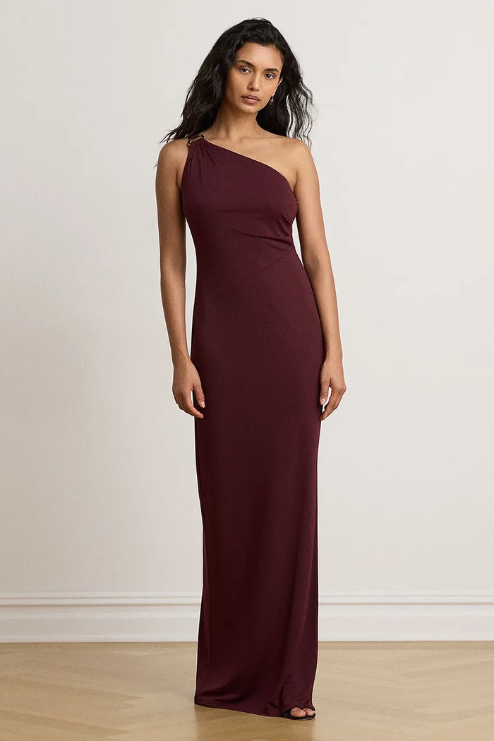 Lauren Ralph Lauren Sukienka empire bordowy 253B27582