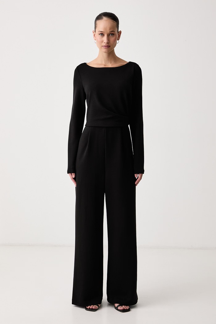 DKNY Kombinezon damski czarny DD6S1V78