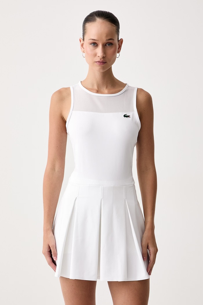 Lacoste Sukienka sportowa biały EF6876.