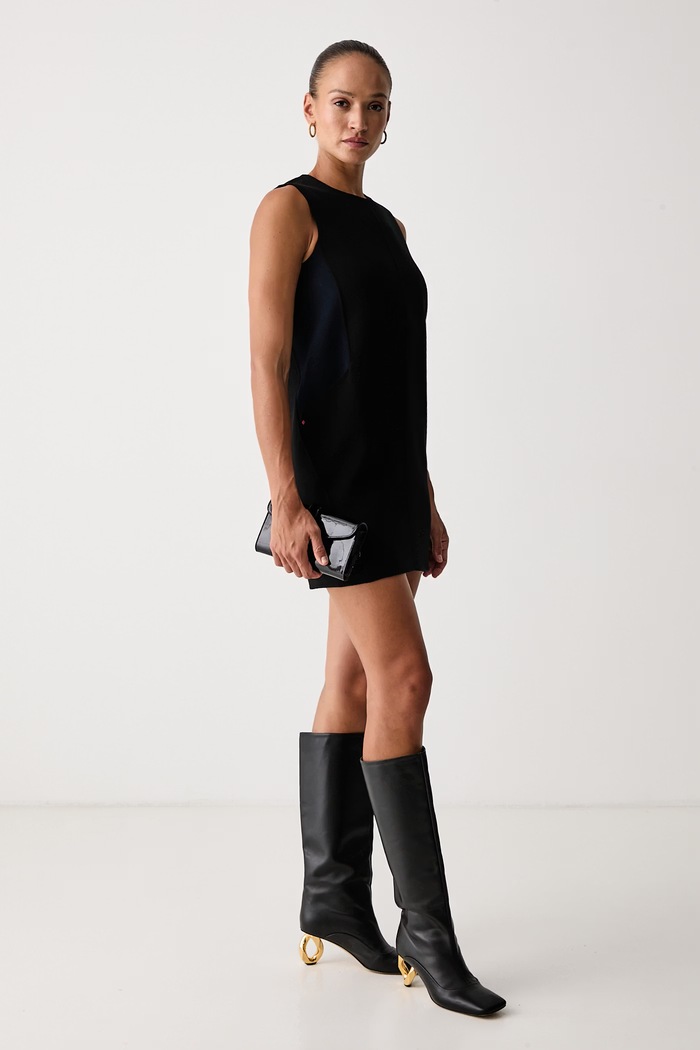 Max&Co. Sukienka wełniana PANIERE 2626226013200 czarny AW26