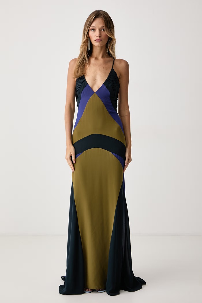 Patrizia Pepe Sukienka multicolor 2A0047.C0292