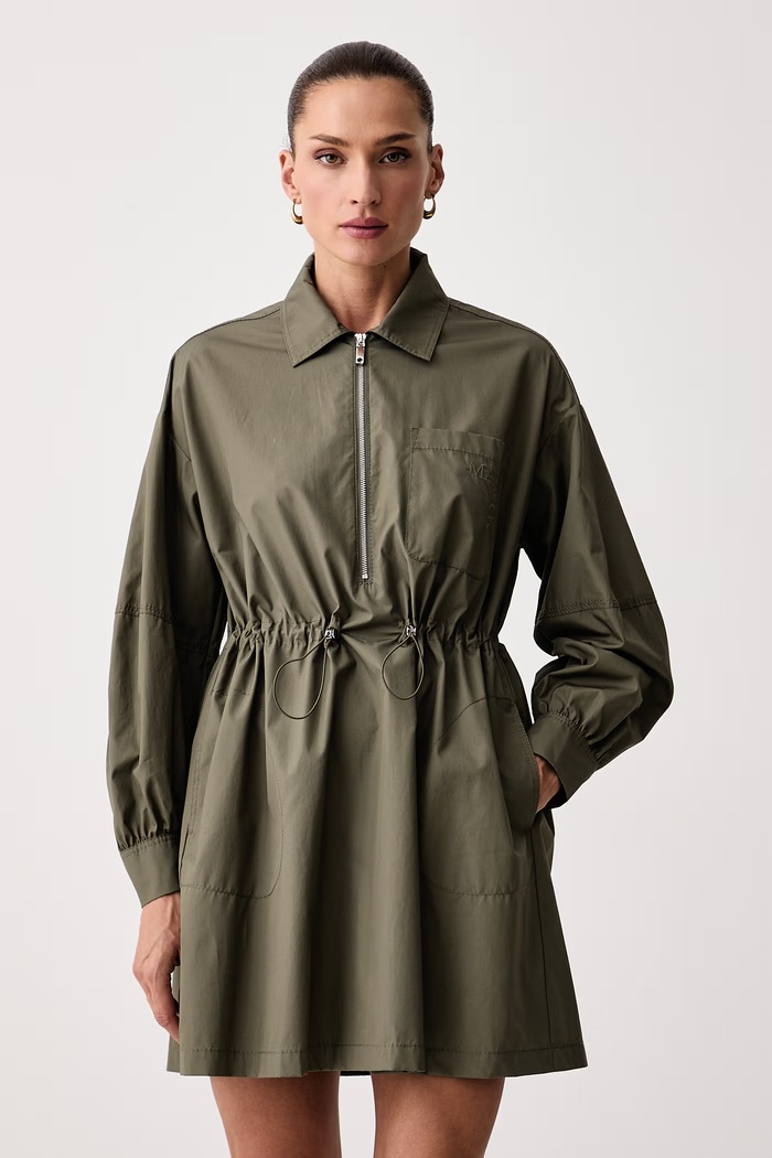 Max&Co. Sukienka oversize bawełniana ATTUALE zielony 2626226131200