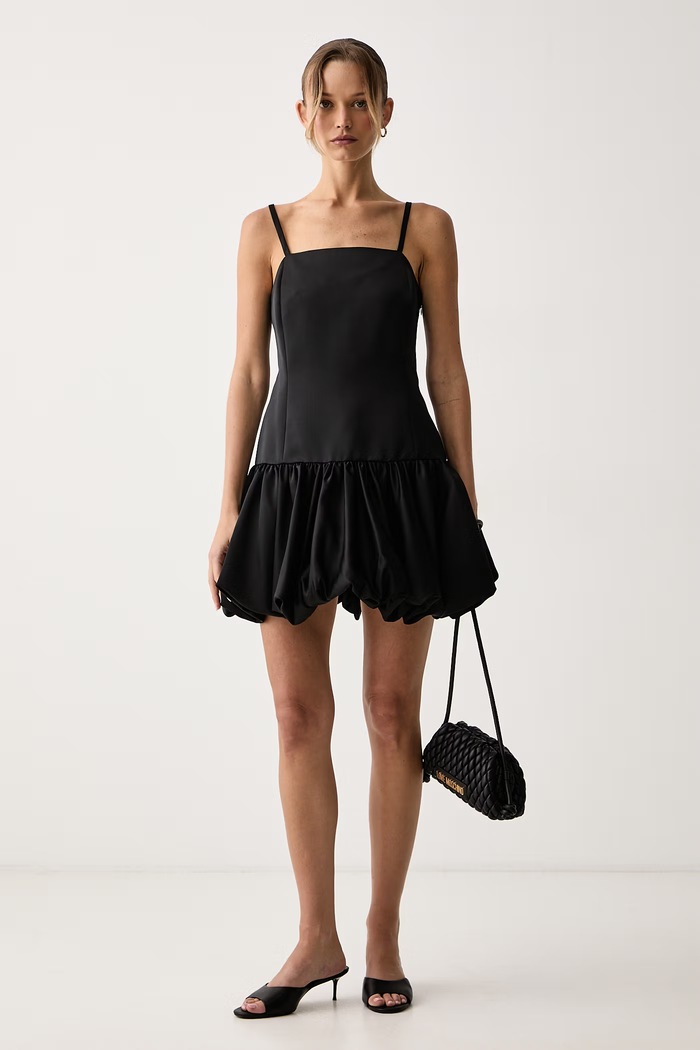 Max&Co. Sukienka bombka MARINA 2626226051200 czarny AW26