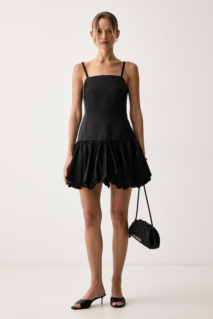 Max&Co. Sukienka bombka MARINA 2626226051200 czarny AW26