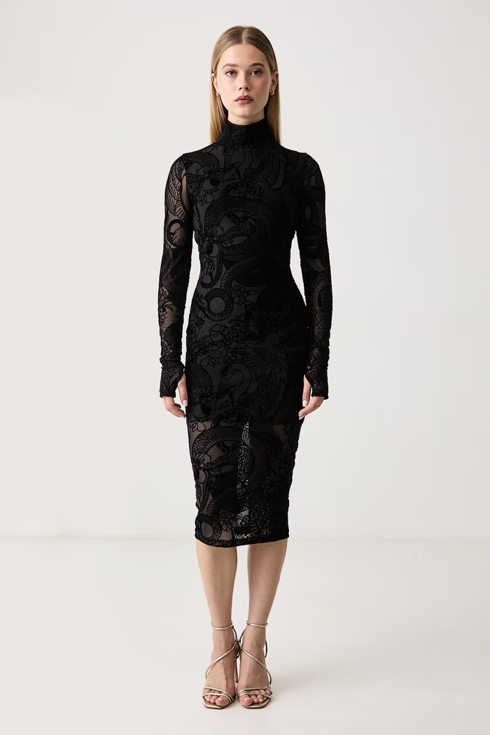 Just Cavalli Sukienka czarny 81PAO909.JS569