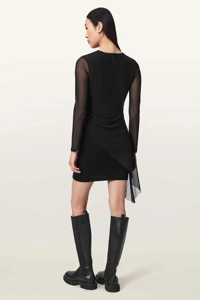 AllSaints Rochie RILEY SL W134DE negru AW26