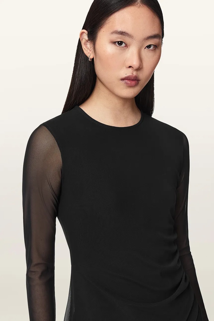 Rochie RILEY SL AllSaints W134DE negru