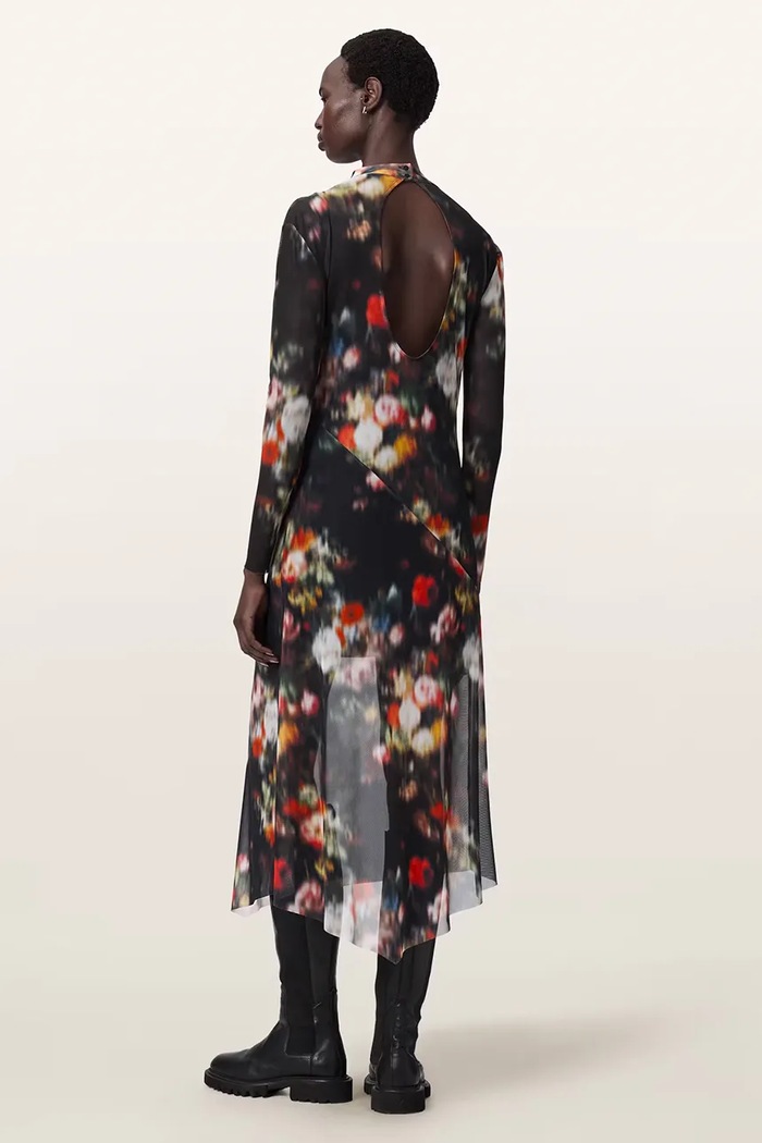 AllSaints Sukienka GRACIE W042DF czarny AW26