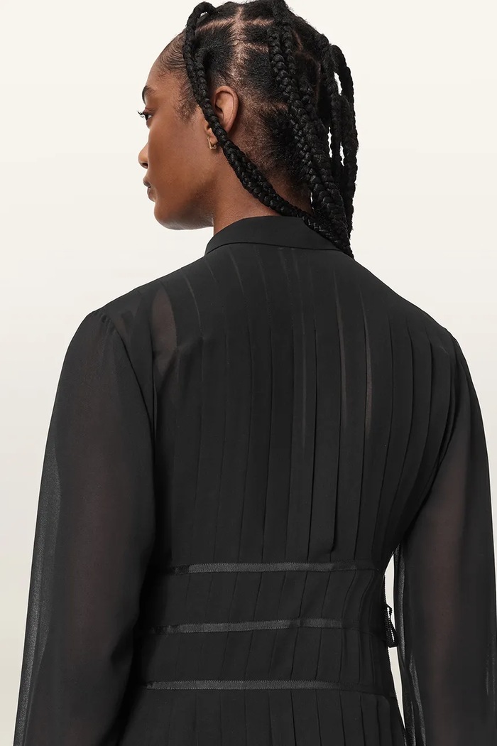 Rochie MINNA AllSaints negru W025DF