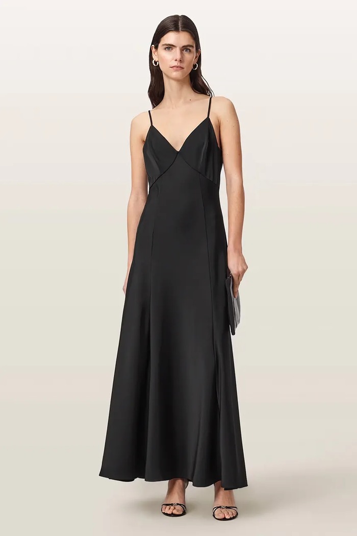 Odzież AllSaints Sukienka IRINA W024DF czarny