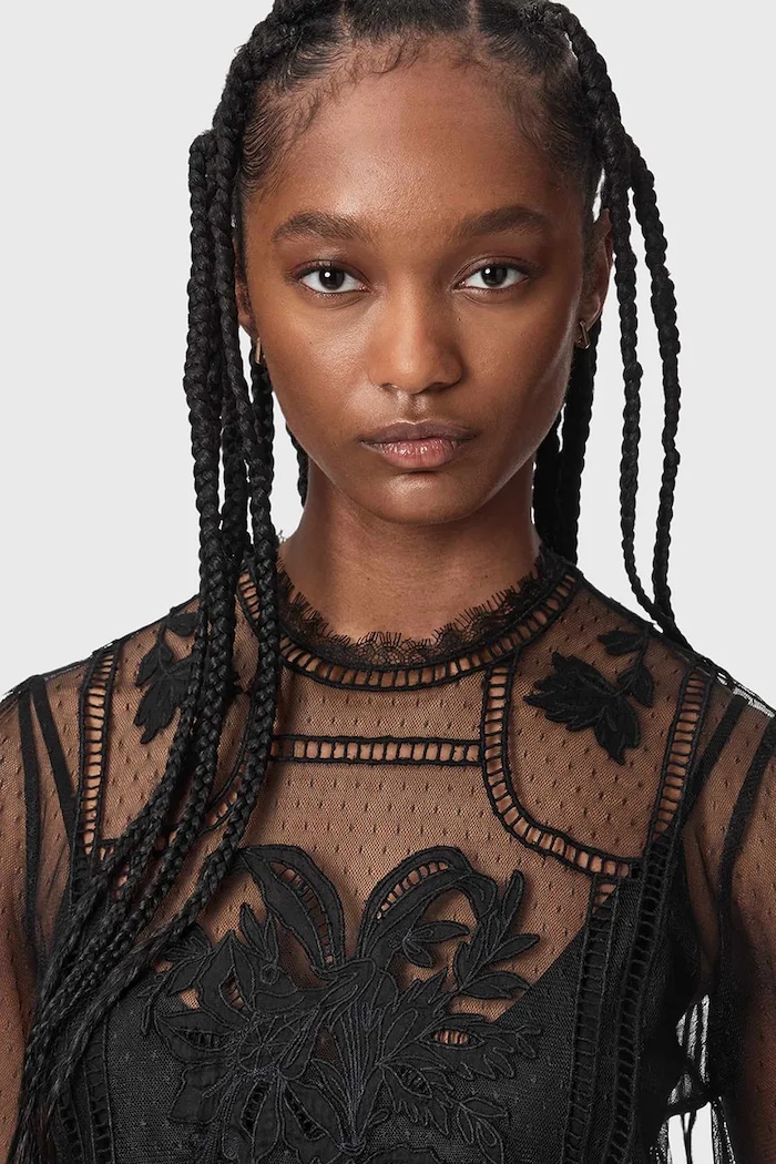 Sukienka rozkloszowana CESCA AllSaints W019DF czarny