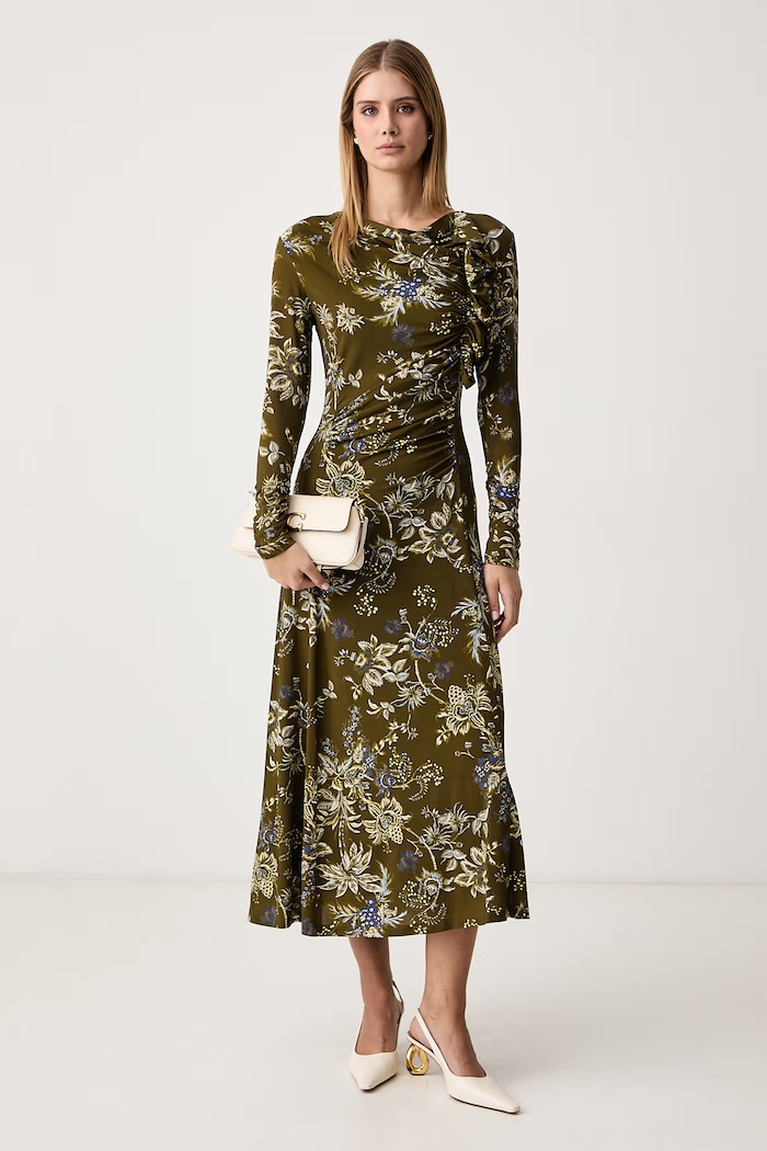 Marella Rochie cu vâscoză MLLADORATO verde 2623626072200