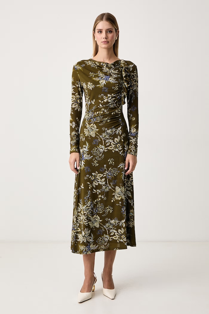 Marella Rochie cu vâscoză MLLADORATO 2623626072200 verde AW26