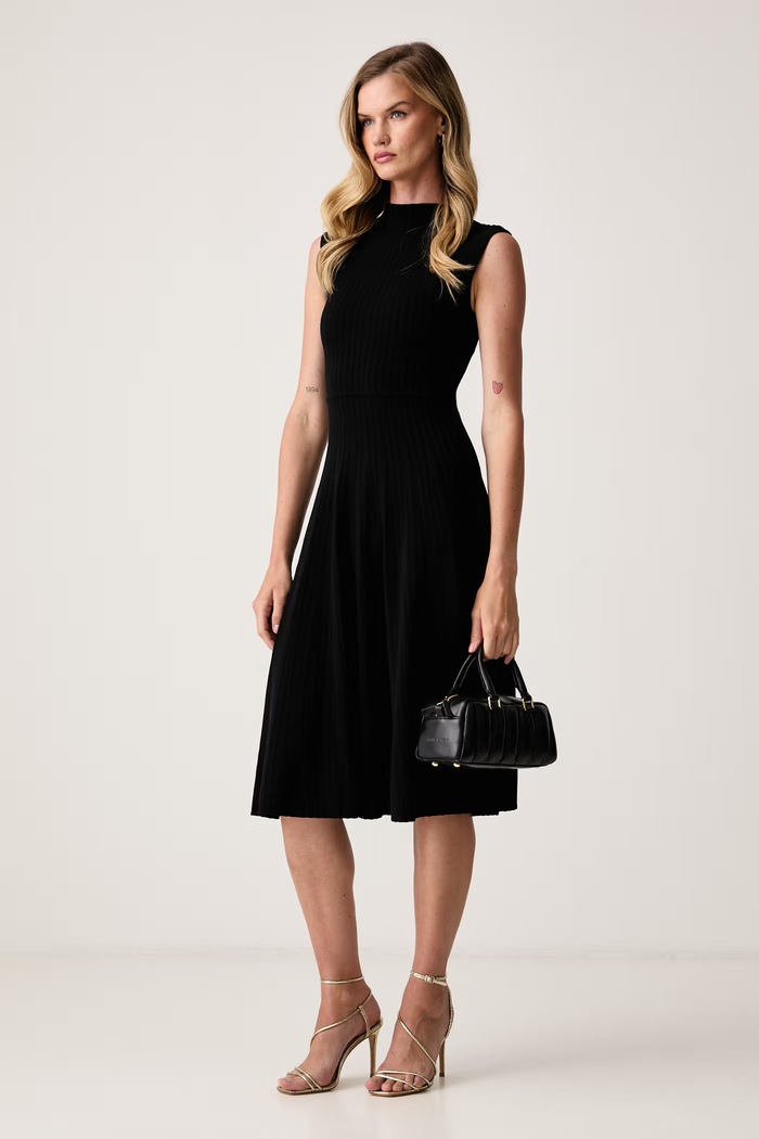 Marella haljina A-kroja s lyocellom MLSTARSIO 2623326044200 crna AW26