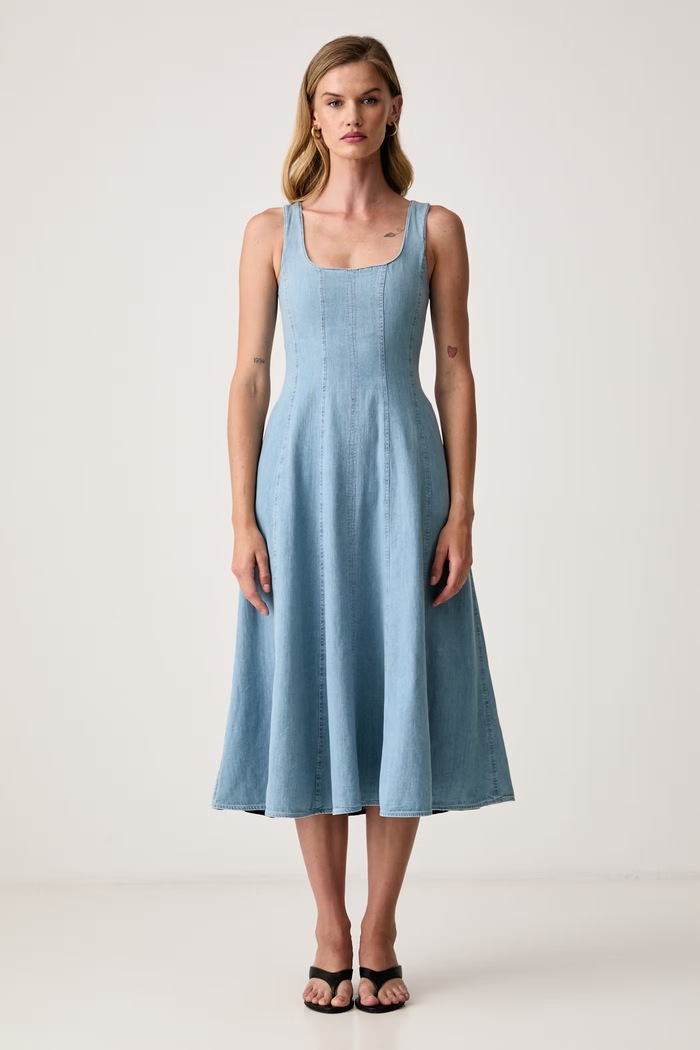 Marella haljina A-kroja traper MLSSAX plava 2623226014200