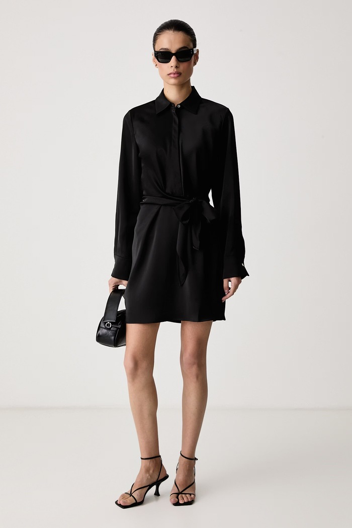 HUGO Haljina A-kroja Kilanda 50569295 crna AW26