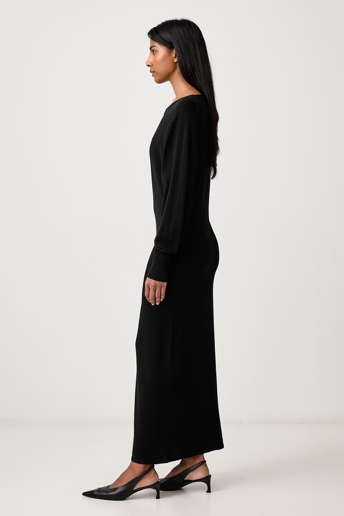 Pletena haljina od merino vune KATHLEEN Soeur ROB1464KATHLEEN crna