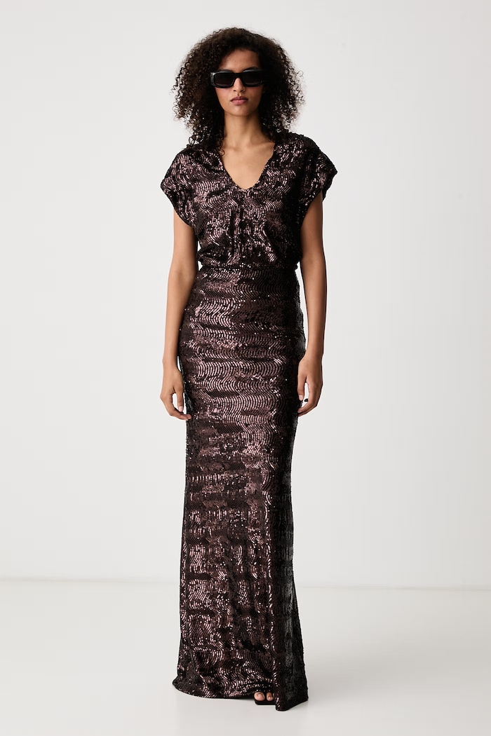 Aniye By Sukienka Trilly 181253 brązowy AW26