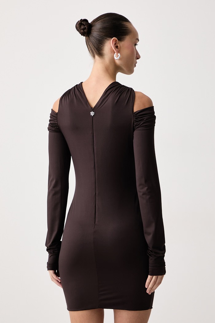 Odzież Aniye By Sukienka bodycon Daffy 181095 brązowy