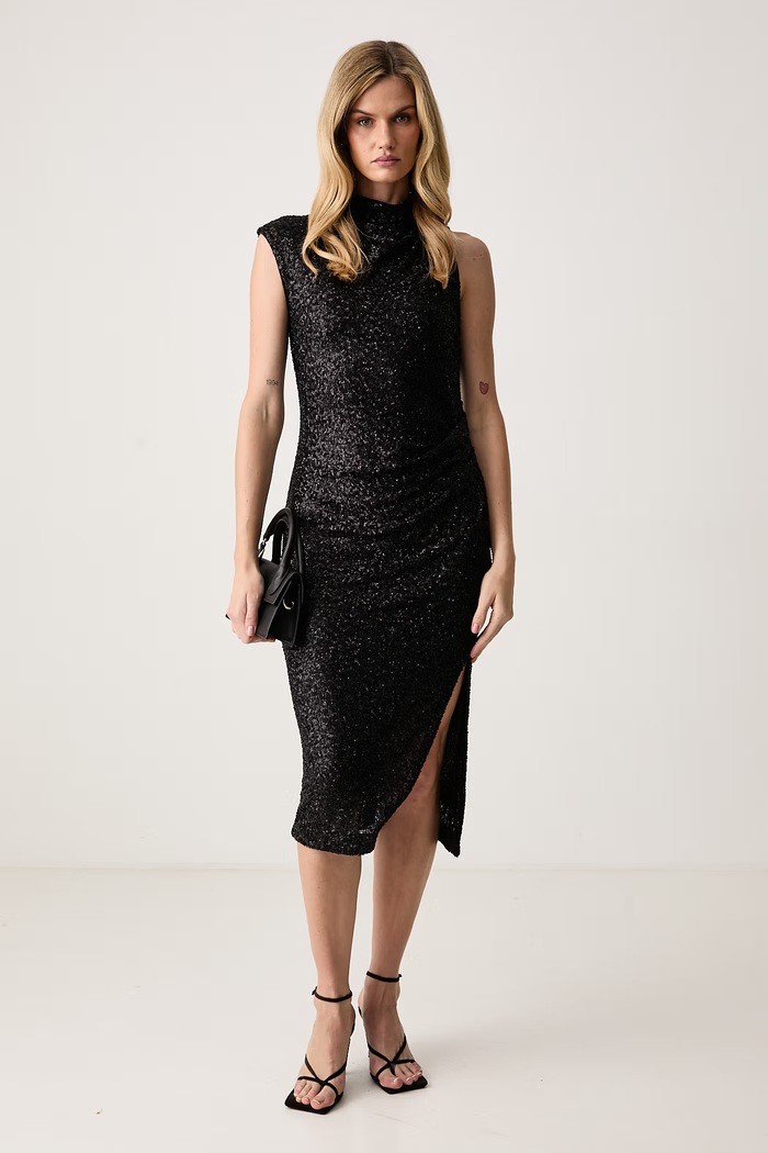 BOSS Асиметрична рокля Enany 50568357 кафяв AW26