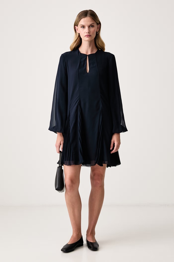 BOSS Haljina A-kroja Donottati 50571457 mornarsko plava AW26