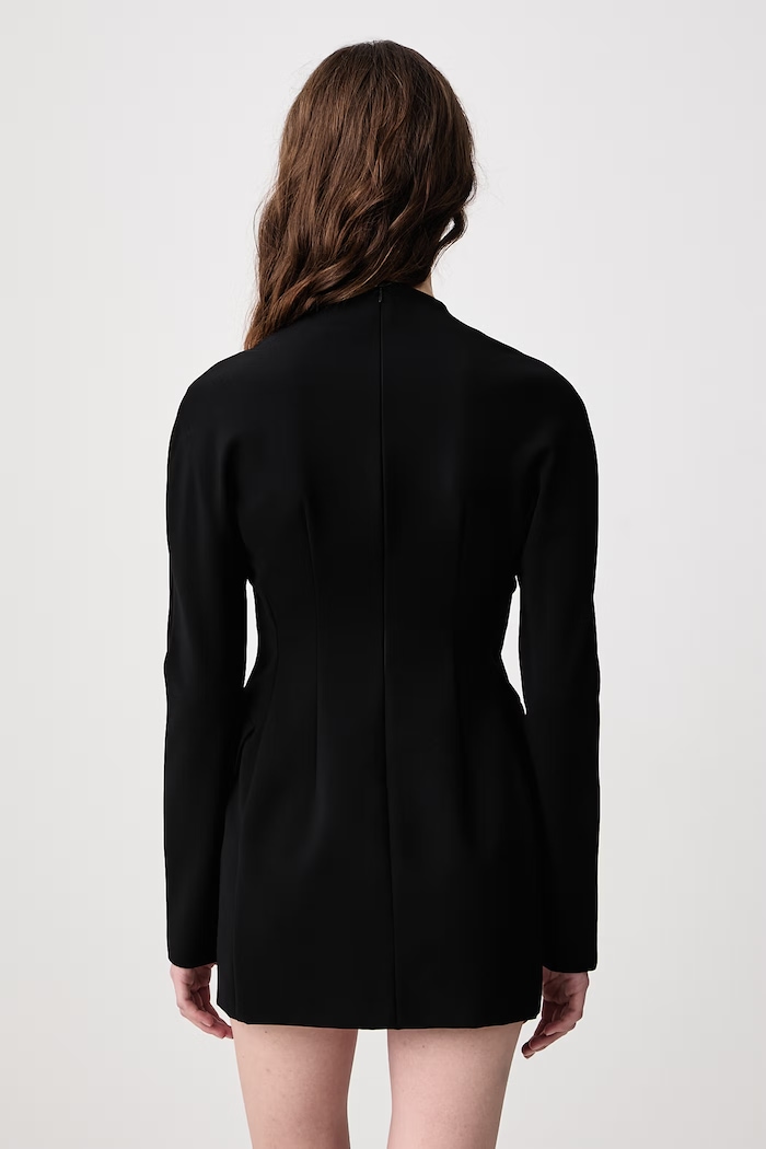 Oblečení Sportmax Tefrite07 šaty hladké s viskózou 2622226052600 černá
