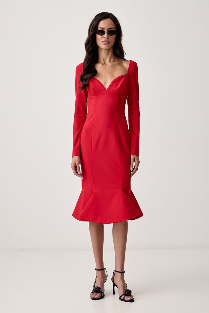 Pinko Γοργονέ με βισκόζη 107859.A3MI κόκκινο AW26