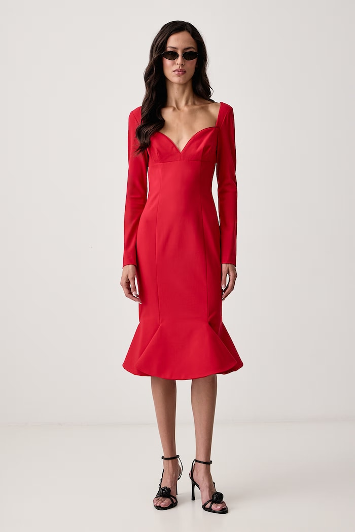 Pinko Γοργονέ με βισκόζη 107859.A3MI κόκκινο AW26