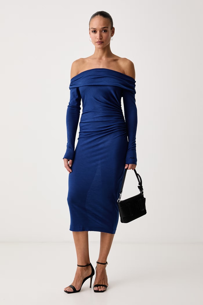 Pinko Haljina s vunom 107809.A3NC plava AW26