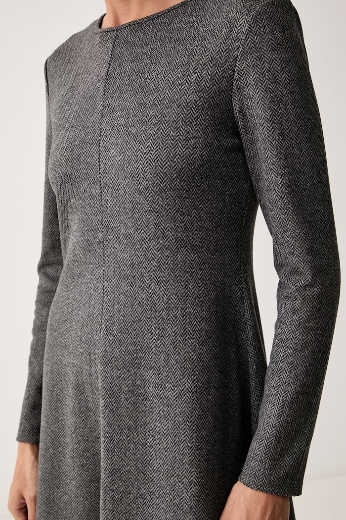 Sukienka z wiskozą WKDESULE Weekend Max Mara 2625626022600 szary