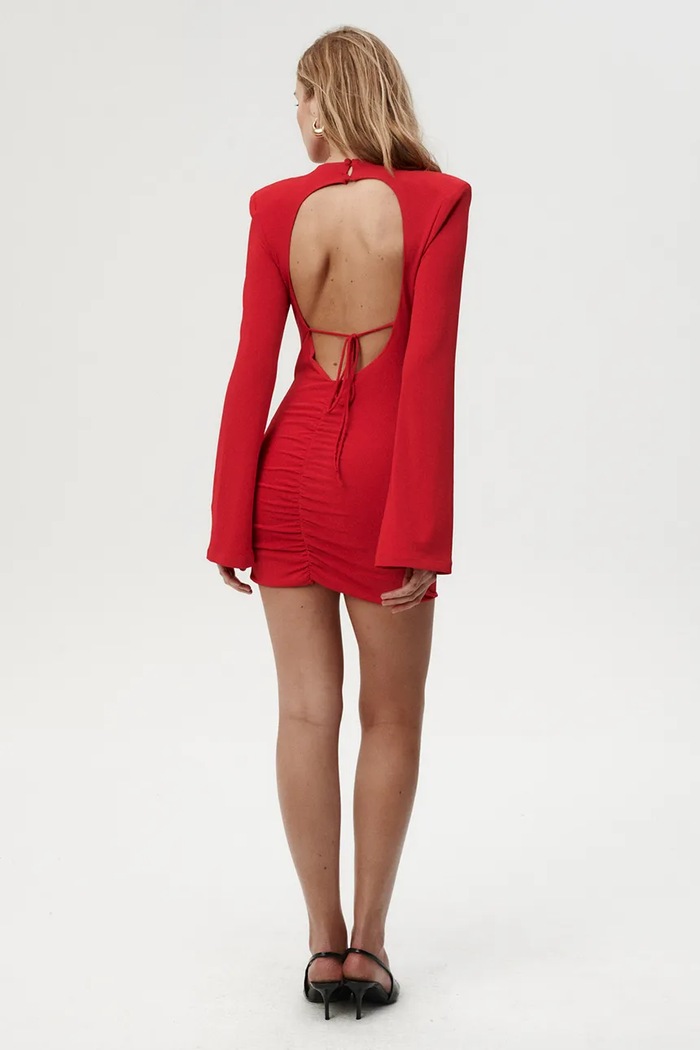 Undress Code Haljina s viskozom That Girl 1342UC crvena AW26
