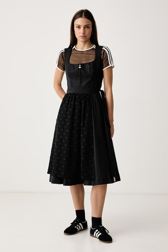 adidas Originals Šaty Dirndl LG2246 čierna AW26