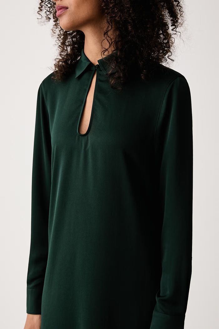 Sukienka letnia Lacoste zielony EF8316