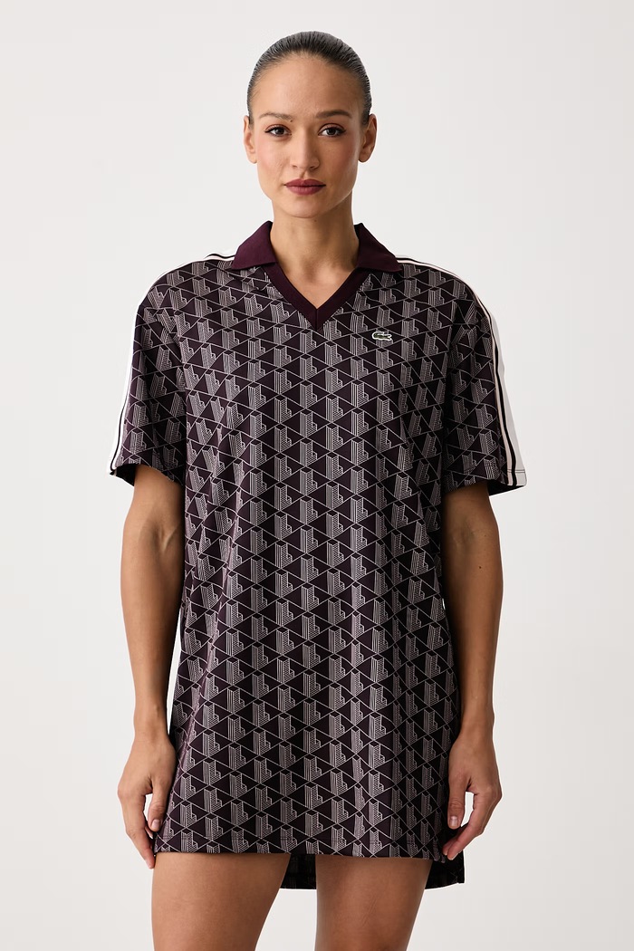 Lacoste Sukienka sportowa bordowy EF8309