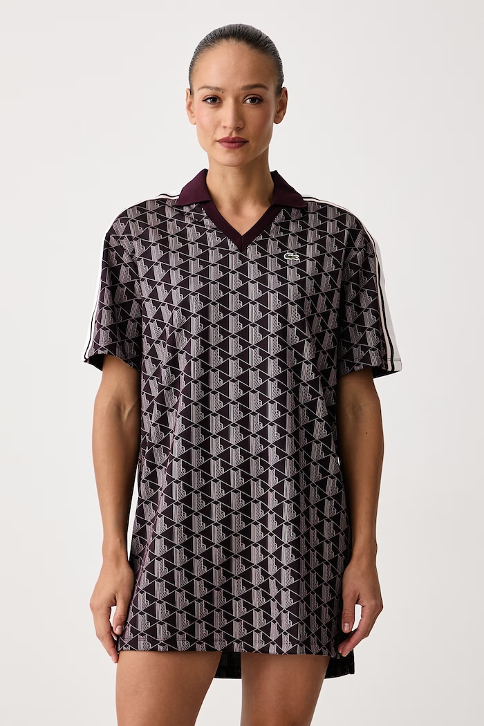 Lacoste Sukienka sportowa bordowy EF8309