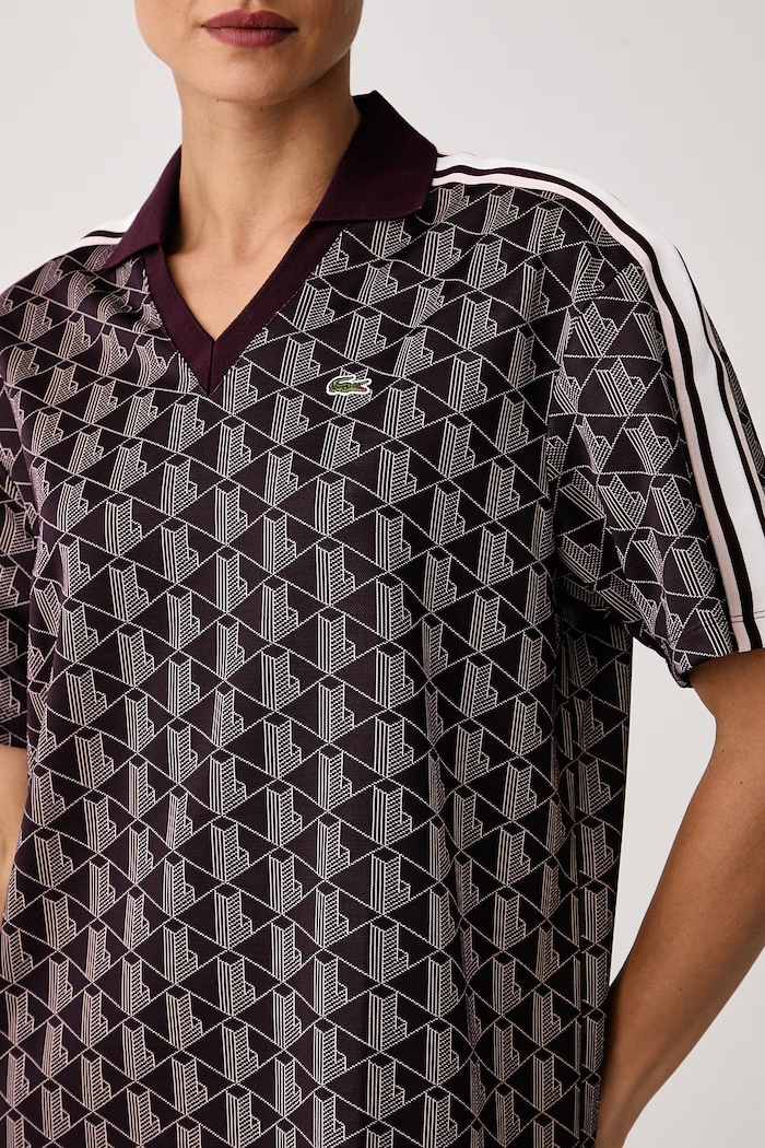 Sukienka sportowa Lacoste EF8309 bordowy