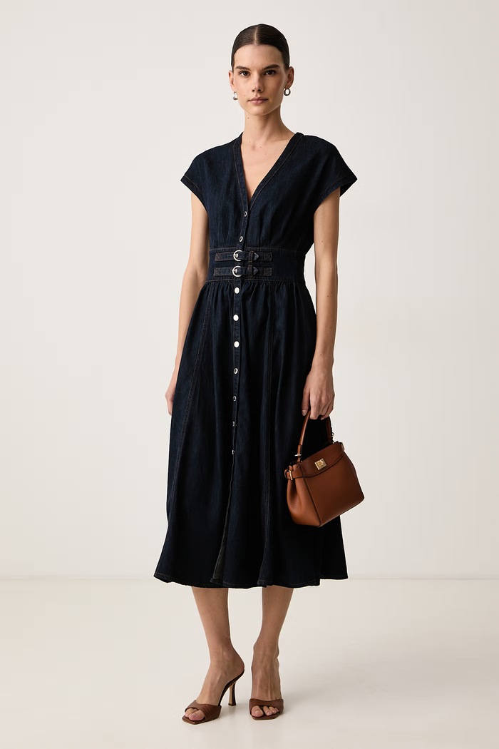 Morgan Sukienka jeansowa RIRINA granatowy AW26