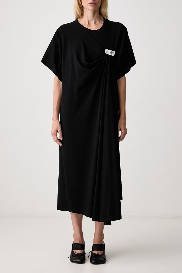 MM6 Maison Margiela sukienka bawełniana S52DD0104.M20048 czarny