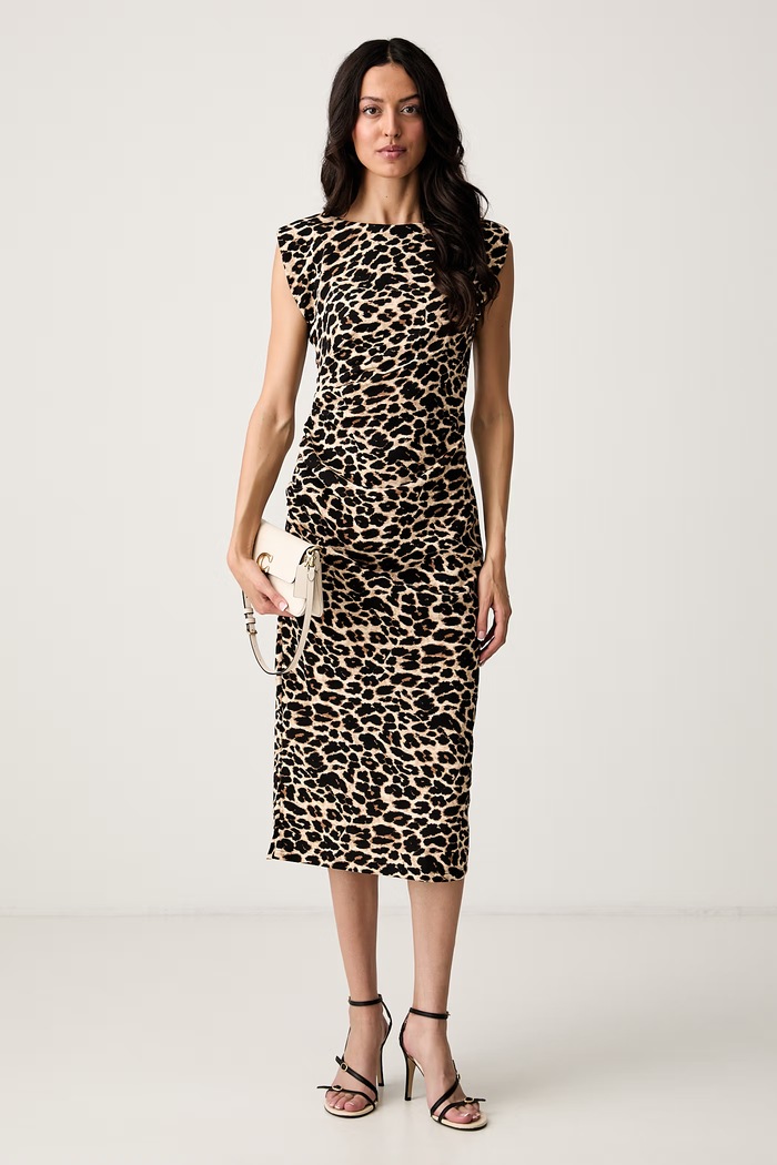 Morgan sukienka bodycon RFELIN beżowy AW26