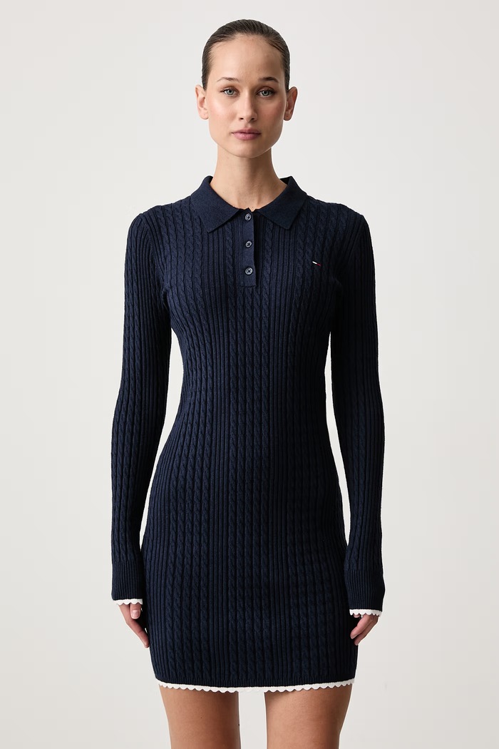Tommy Jeans Haljina mornarsko plava DW0DW23317