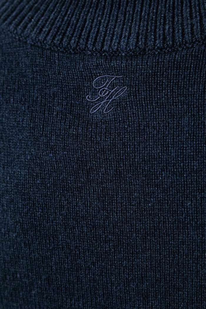 Tommy Hilfiger Svetrové šaty s vlnou WW0WW52306