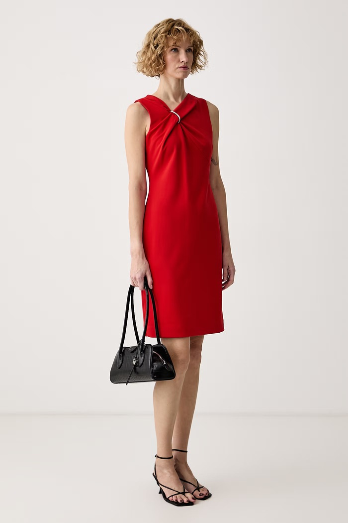 Calvin Klein Sukienka LV044H003G czerwony AW26