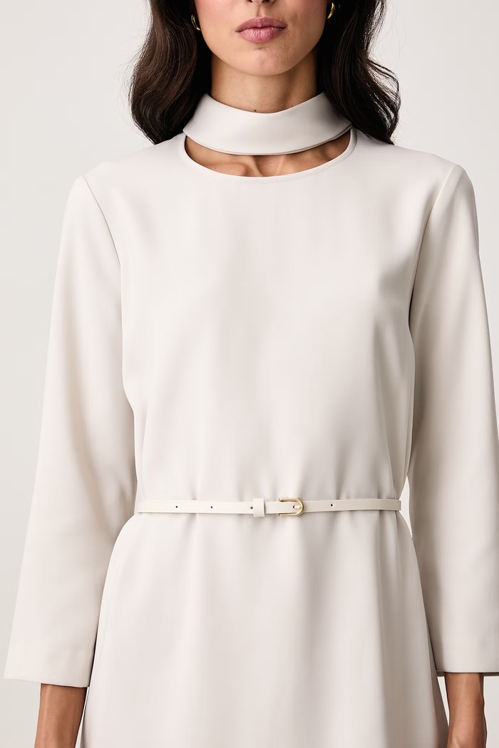 Šaty Armani Exchange XW002498.AF16148 béžová