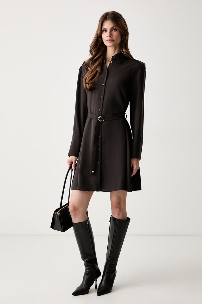 Armani Exchange Haljina XW002487.AF26071 smeđa AW26