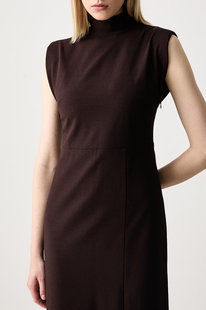 Рокля Sisley 4T1ZLV089 кафяв