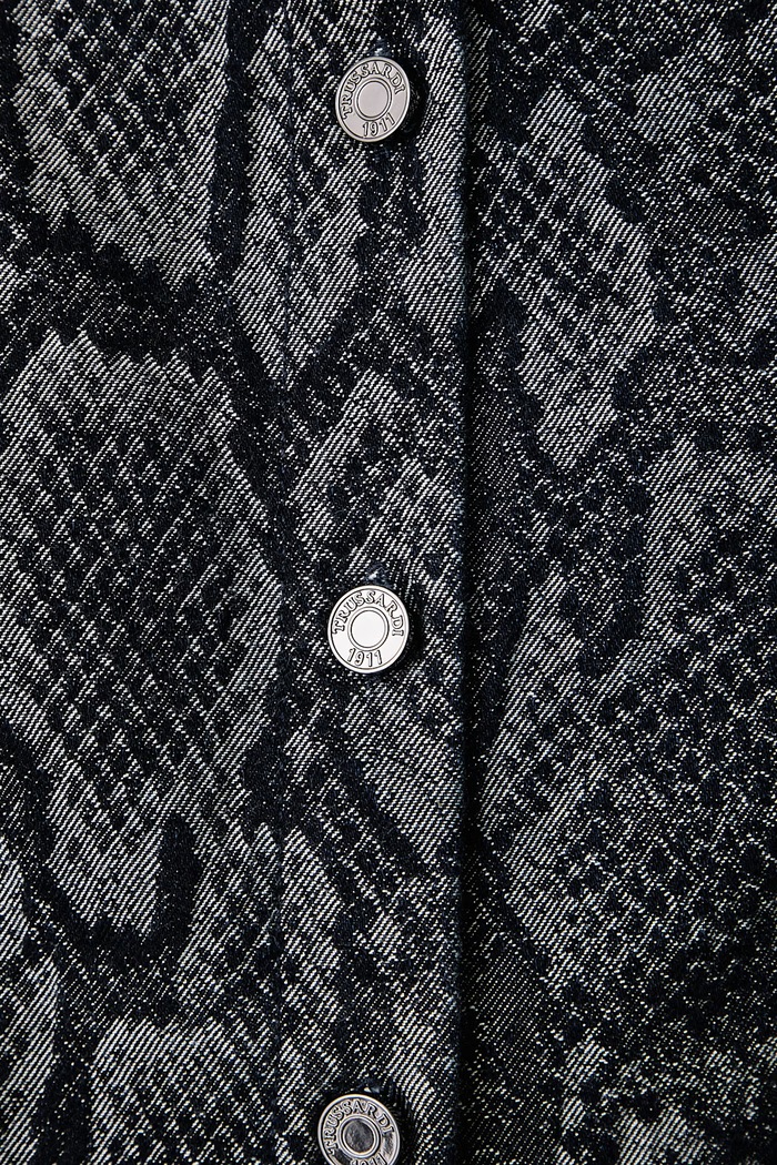 Sukienka jeansowa Trussardi granatowy 7029A001894N