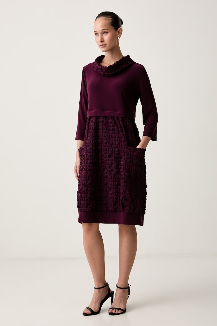 Joseph Ribkoff sukienka 243114F26 bordowy AW26
