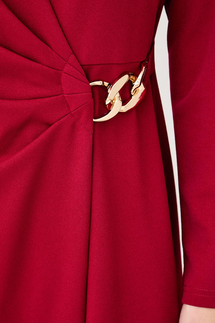 Vestito svasato Joseph Ribkoff rosso 263196
